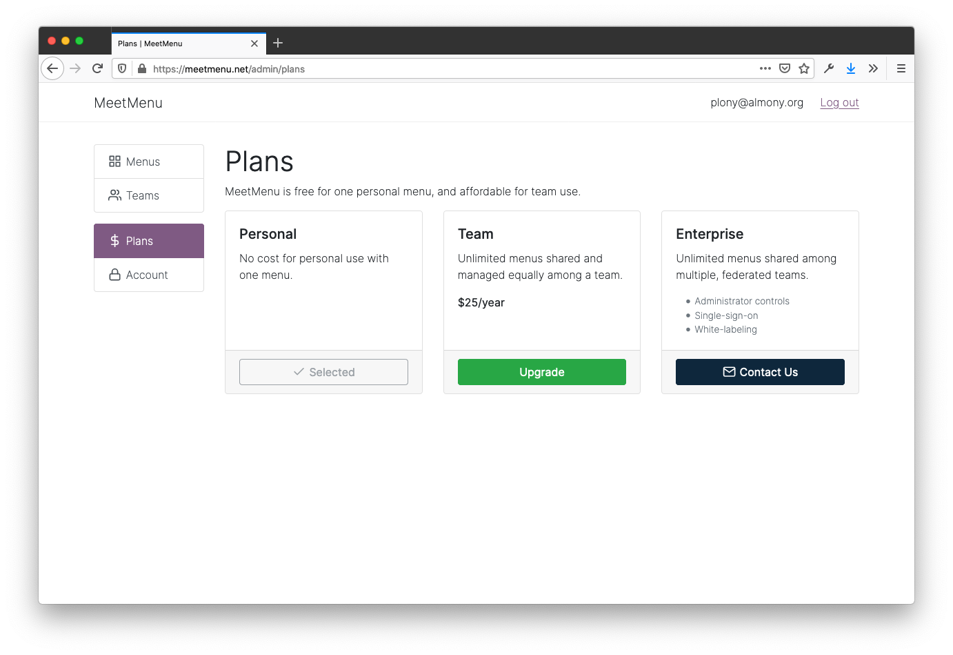 MeetMenu gallery image