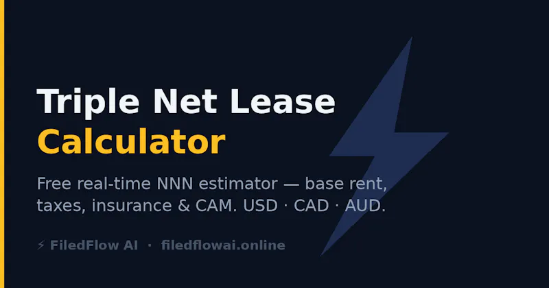 How to Calculate NNN Lease screenshot 1