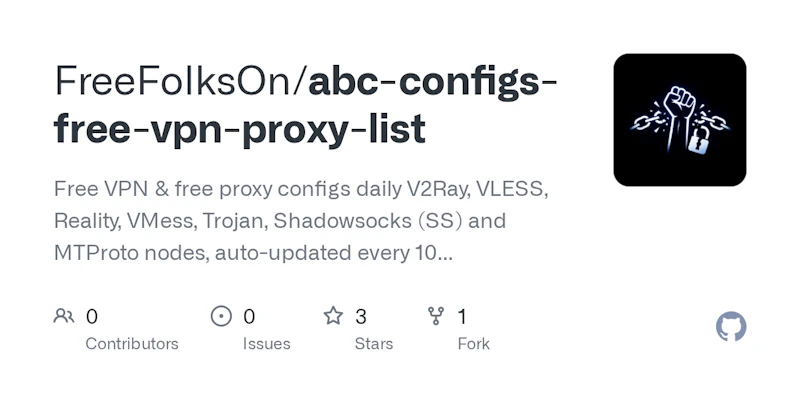 ABC Configs - Free Vpn Collector screenshot 1