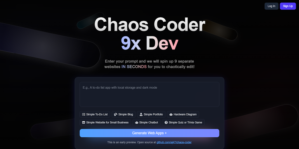 Chaos Coder