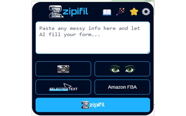 Média Zipifil Ai Form Filler Chrome Extension - Laissez AI remplir automatiquement n'importe quel formulaire avec des données désordonnées! 3