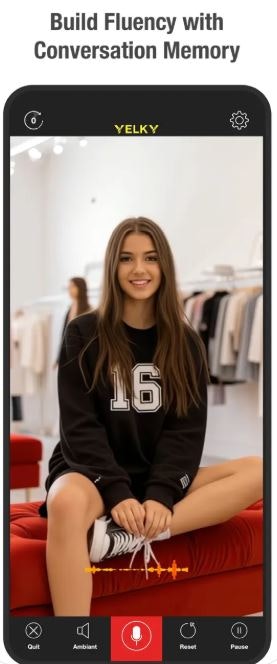 Yelky Learn English AI gallery image