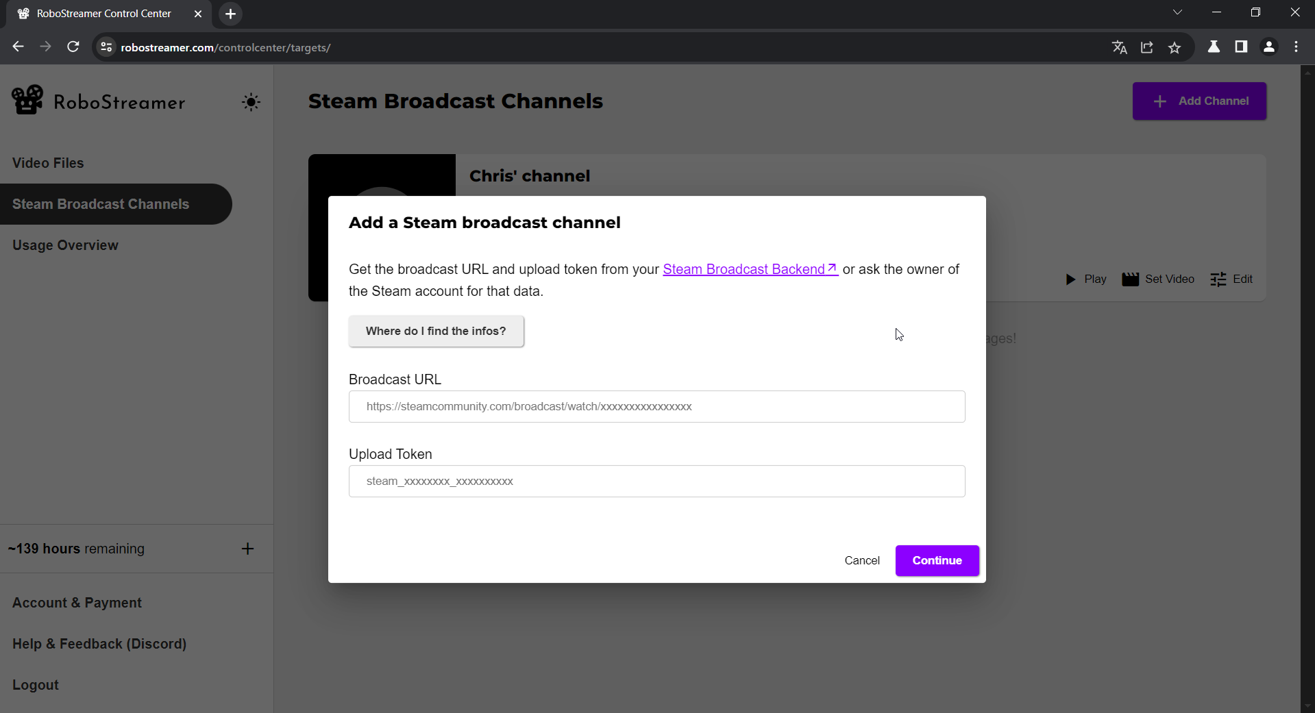 Robostroser - Transmitir videos pregrabados para vapor con facilidad media 4