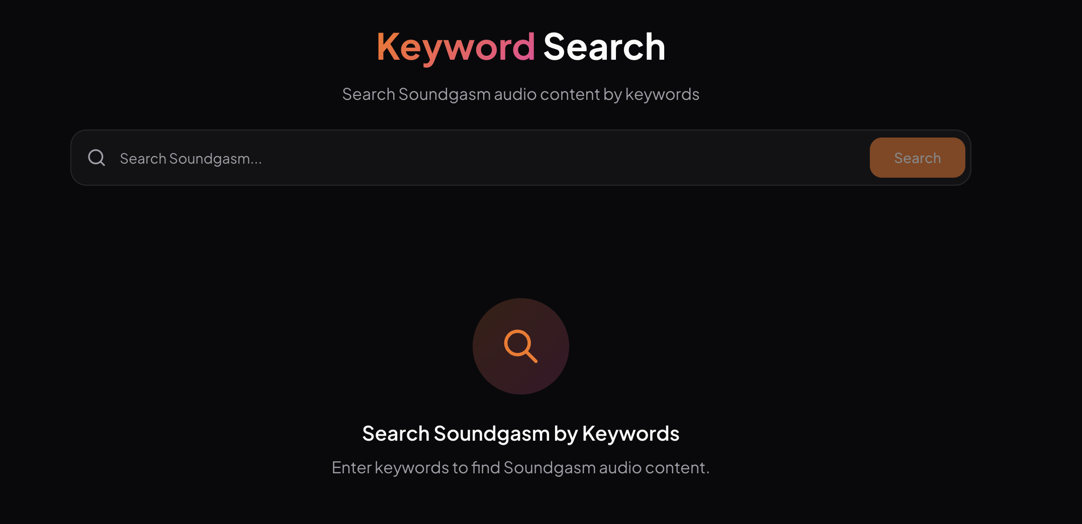 Search Soundgasm - Screenshot 2 showing product features and functionality