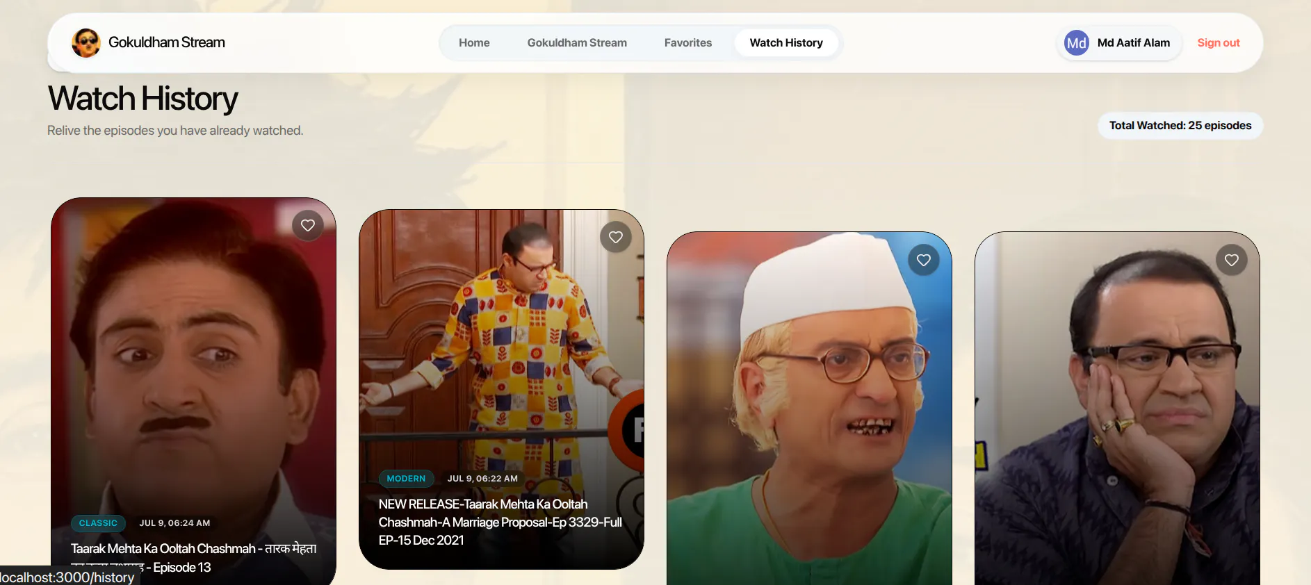 TMKOC Unseen Episode Player gallery image