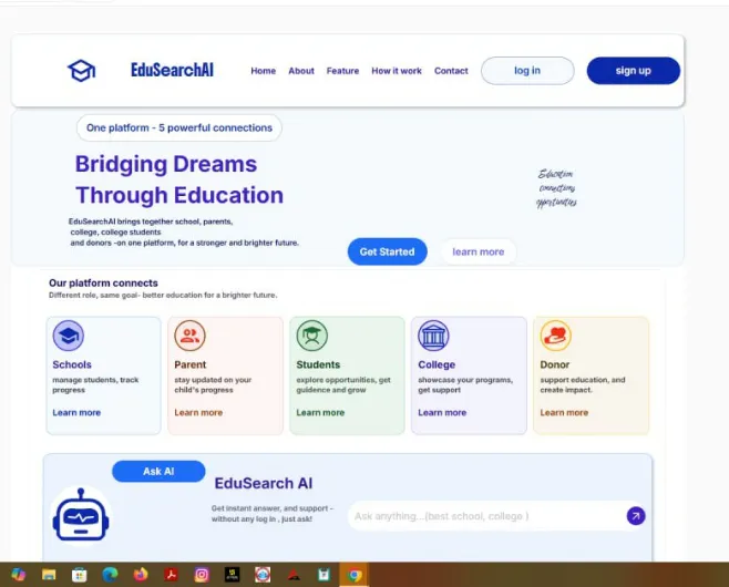 edu search AI  logo