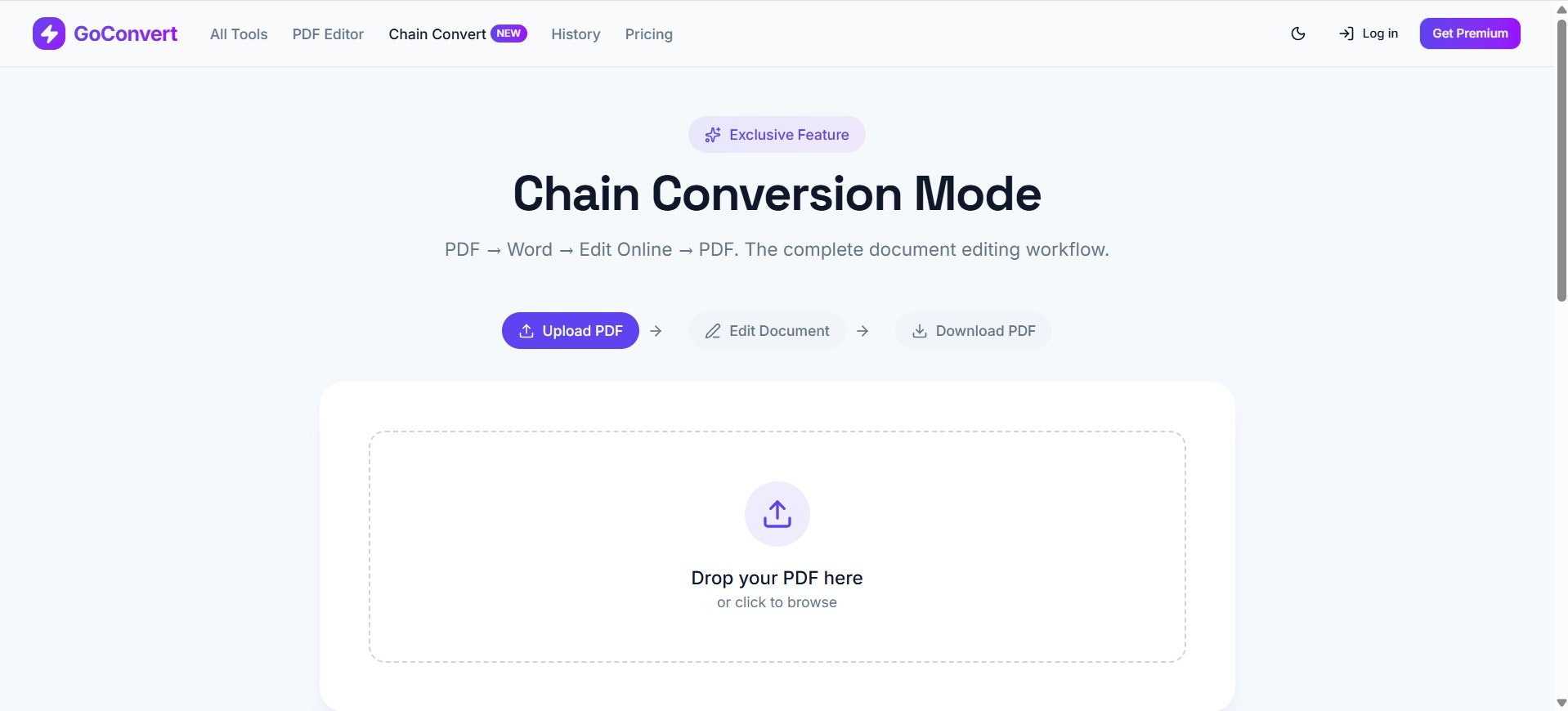 GoConvert - Screenshot 2 showing product features and functionality