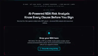 NDAshield: AI NDA Risk Analysis gallery image