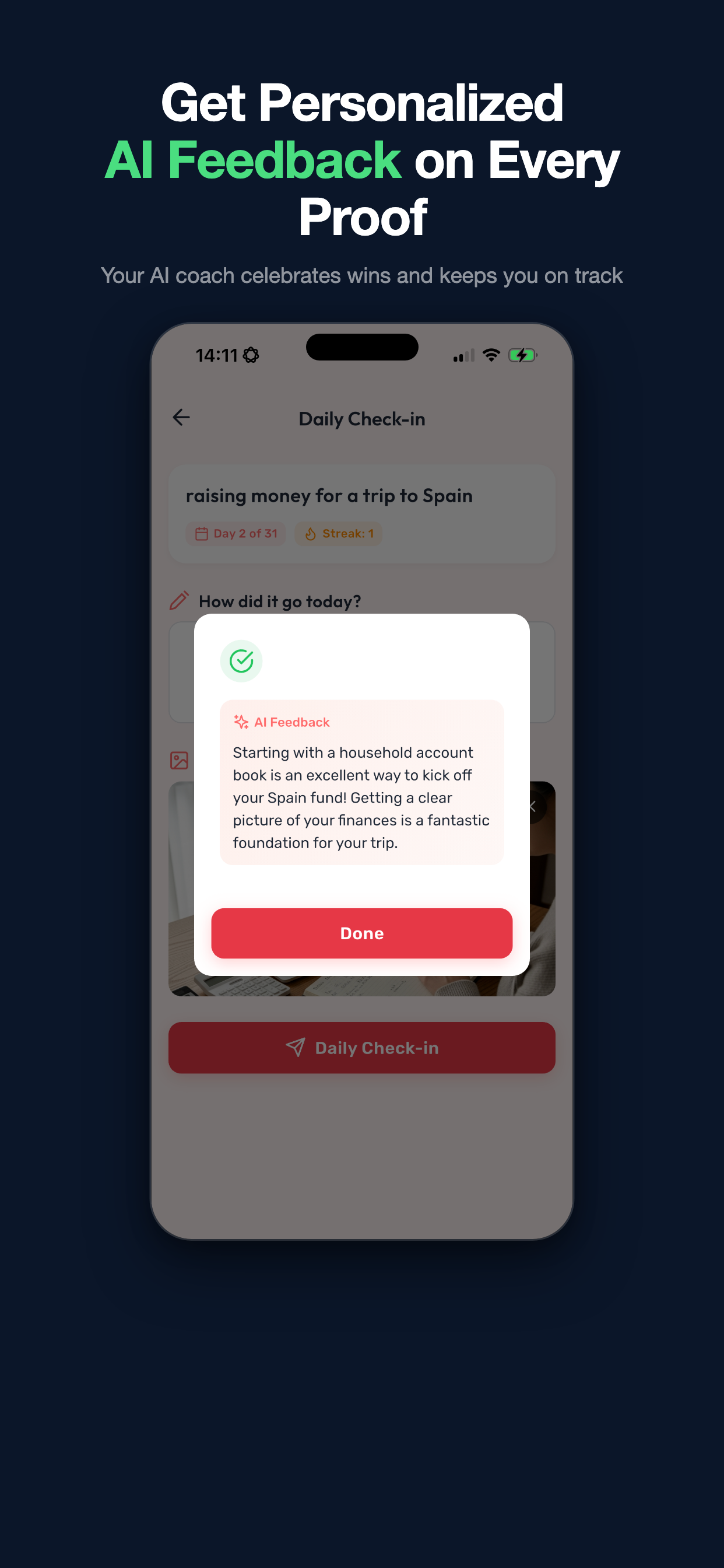 Share My Goal - Screenshot 3 showing product features and functionality