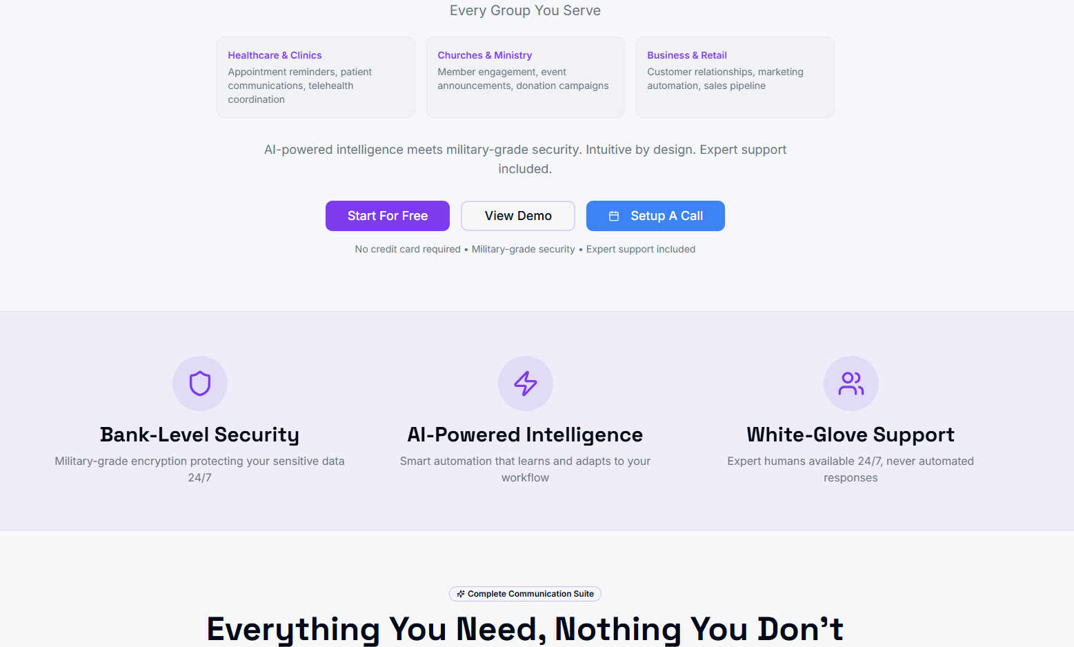 CampaigWired - Screenshot 2 showing product features and functionality