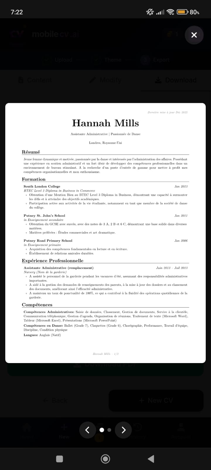 MobileCV gallery image