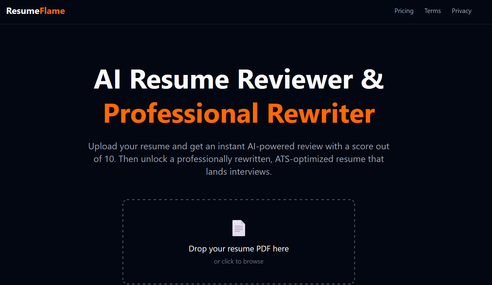 ResumeFlame gallery image