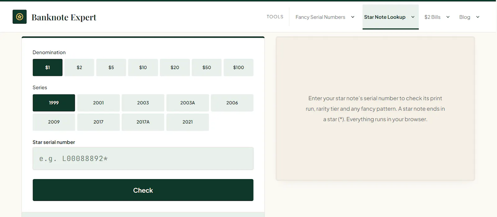 Banknote Expert screenshot 2