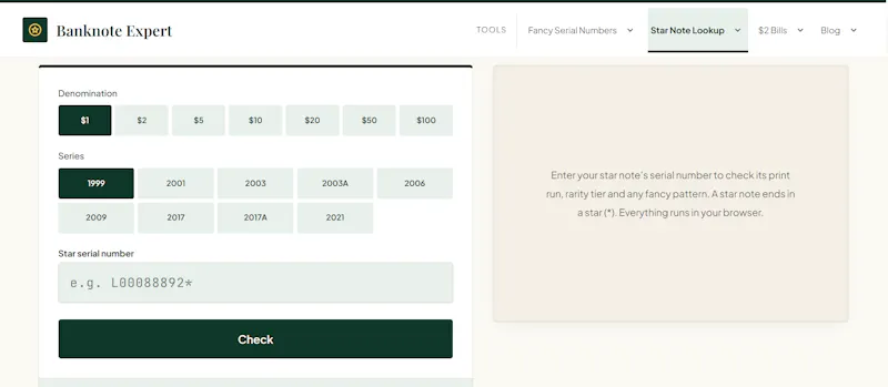 Banknote Expert screenshot 2