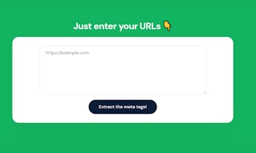 Bulk Meta Tag Extractor gallery image