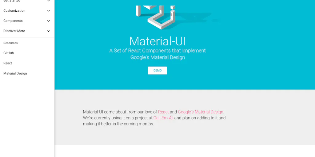 Material UI: A CSS Framework that Implements Google's Material Design ...