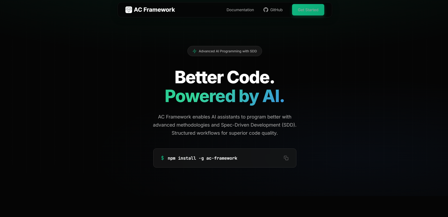 AC Framework — Agentic Coding Framework gallery image