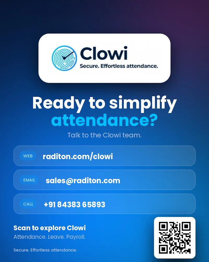 Clowi simplified attendance  screenshot 16