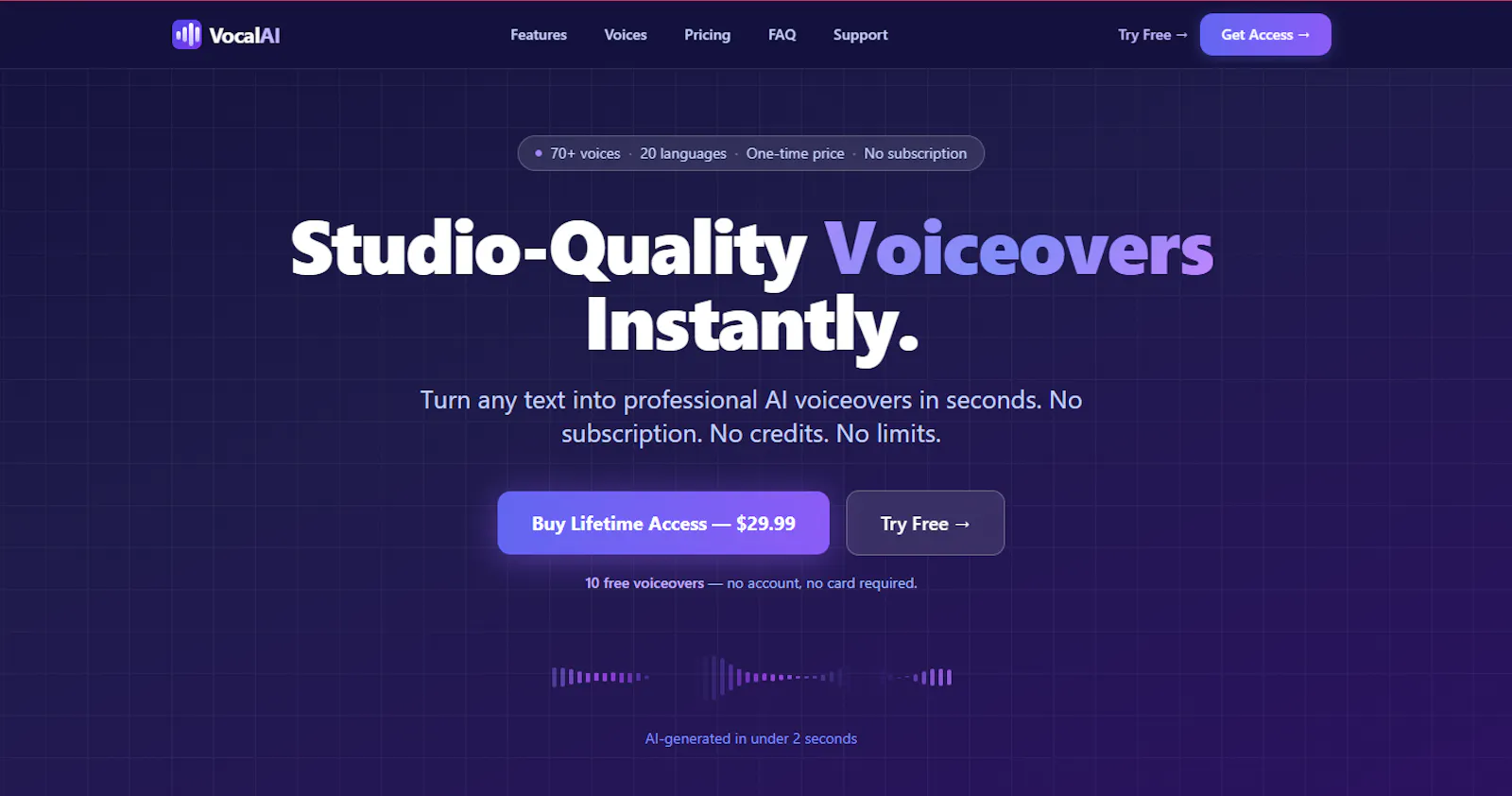 VocalAI screenshot 2