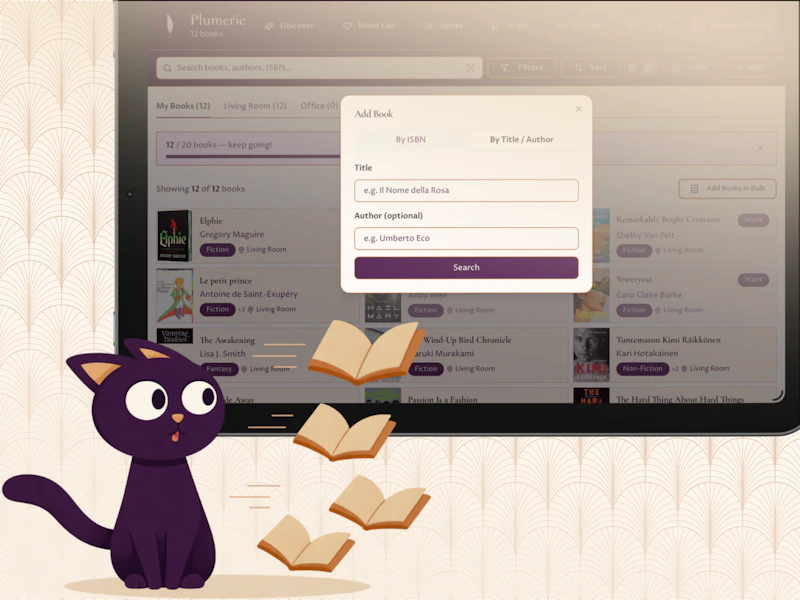 Plumerie: Home Library App screenshot 4