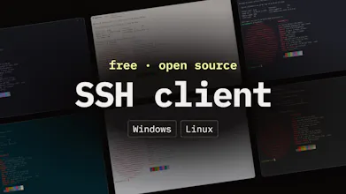 bawkterm: an open-source SSH/sFTP client gallery image
