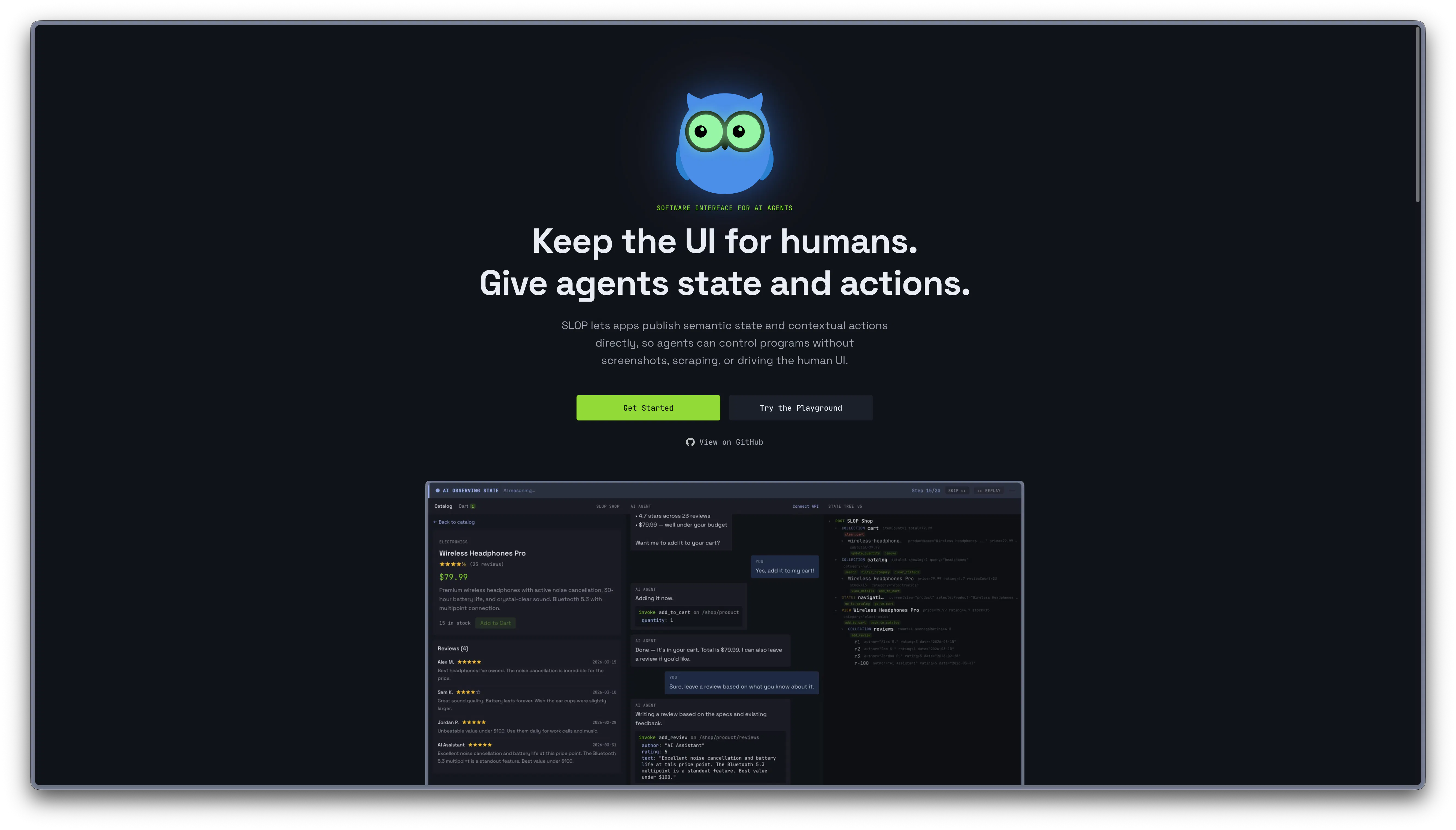 Banner del producto SLOP State Layer for Observable Programs