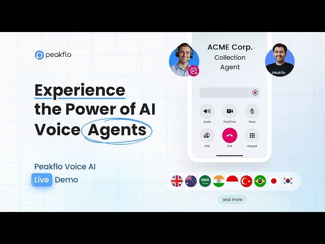 Peakflo AI Voice Agents gallery image