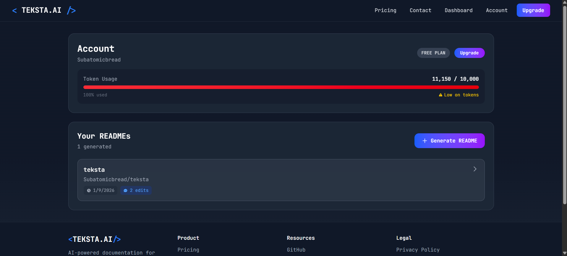 Teksta Ai - Screenshot 2 showing product features and functionality