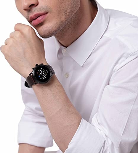 Fossil Gen 5 Carlyle Stainles smartwatch - Hartslag, GPS, contactloze betalingen, smartphone -meldingen media 2
