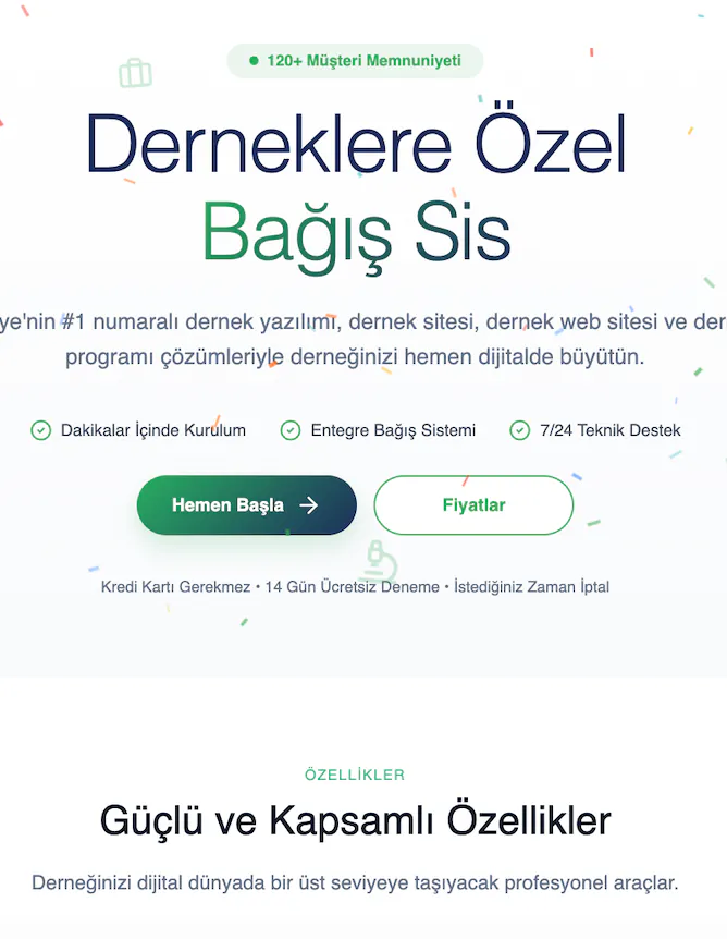 Banner del producto DernekSoft Dernek Yazılımı