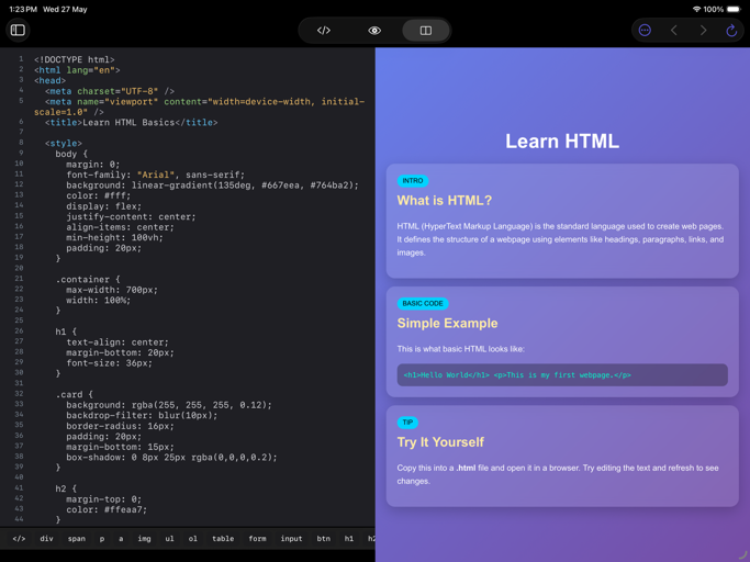 HTML Editor + iOS App gallery image