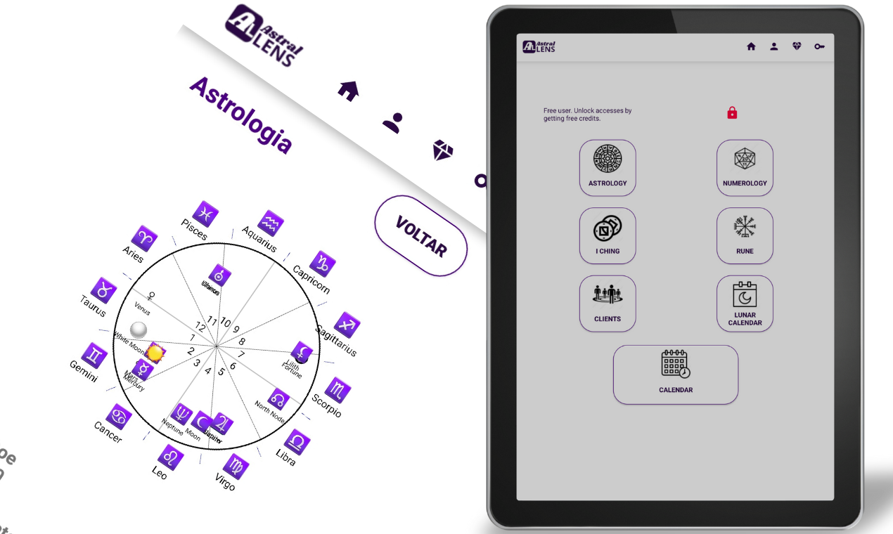 Astral Lens - Astrology in your mobile - Screenshot 3 showing product features and functionality