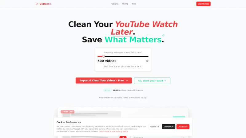 VidNest screenshot 1