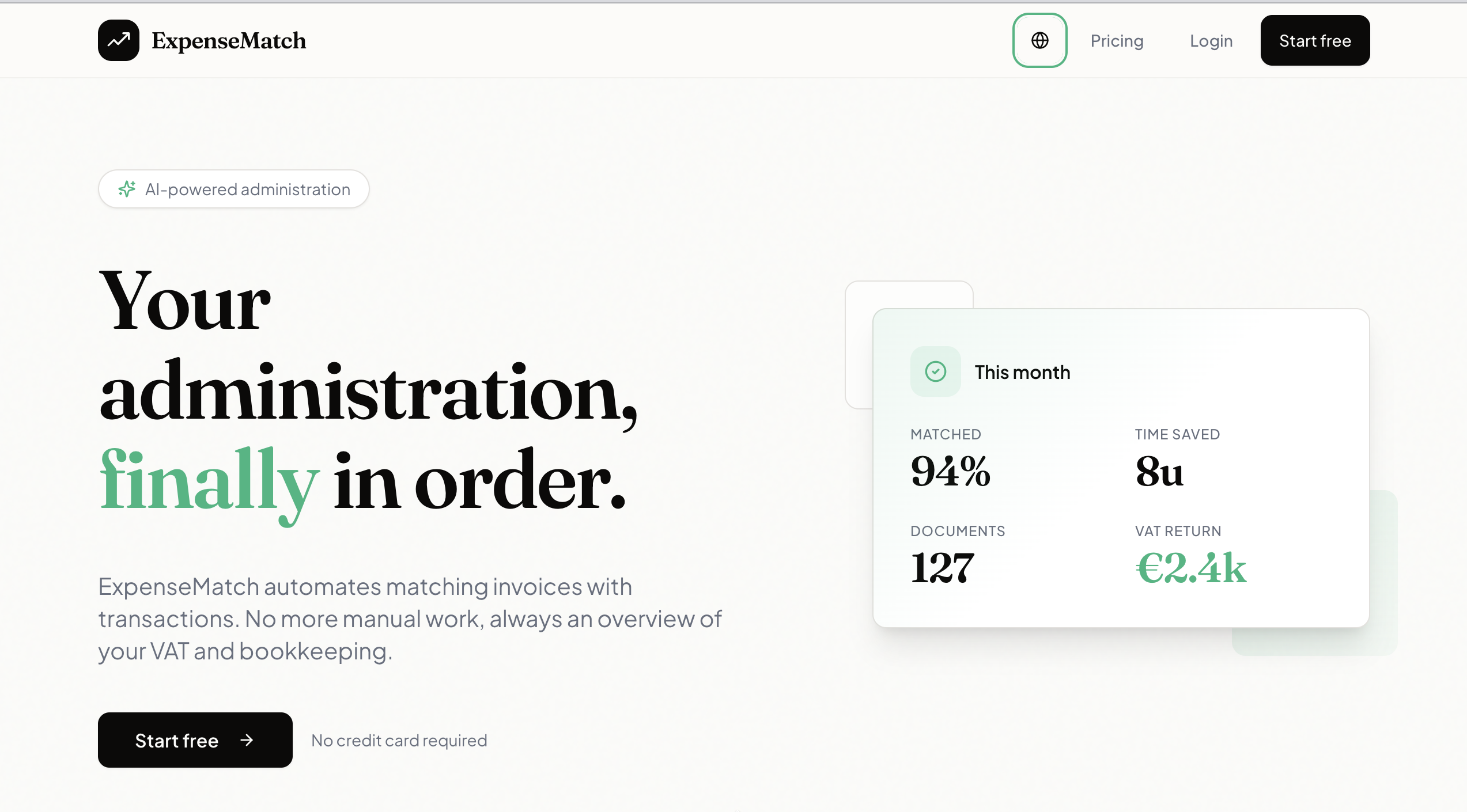 ExpenseMatch gallery image