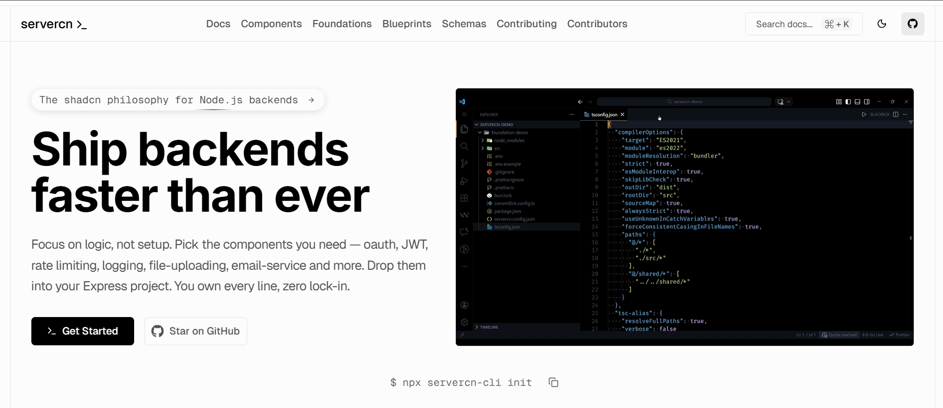 servercn gallery image