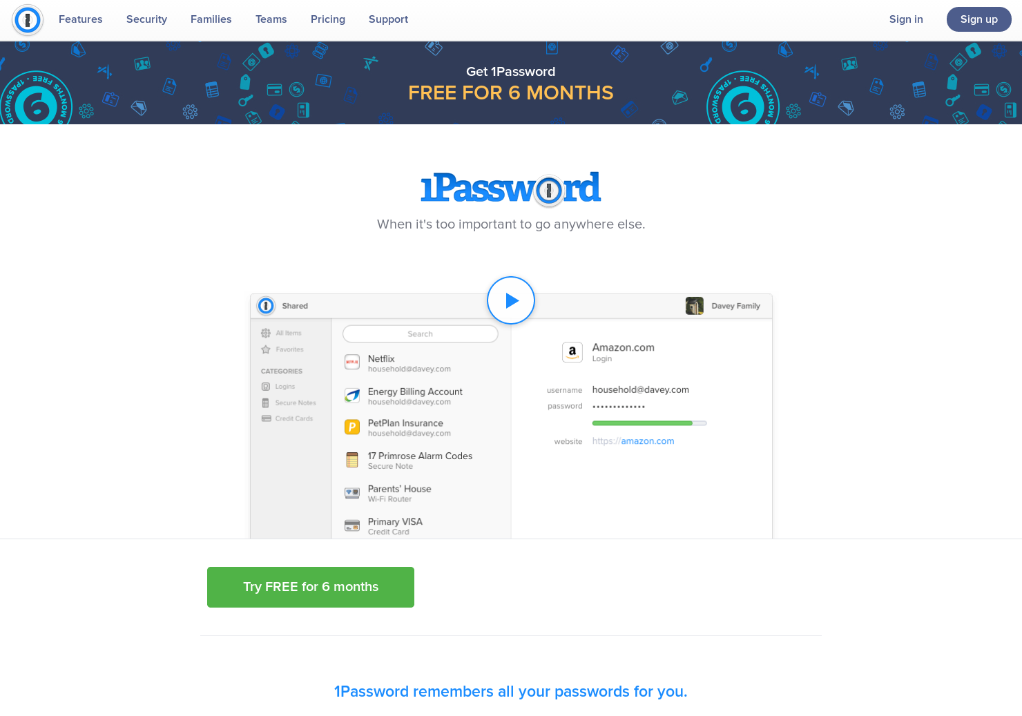 One Password