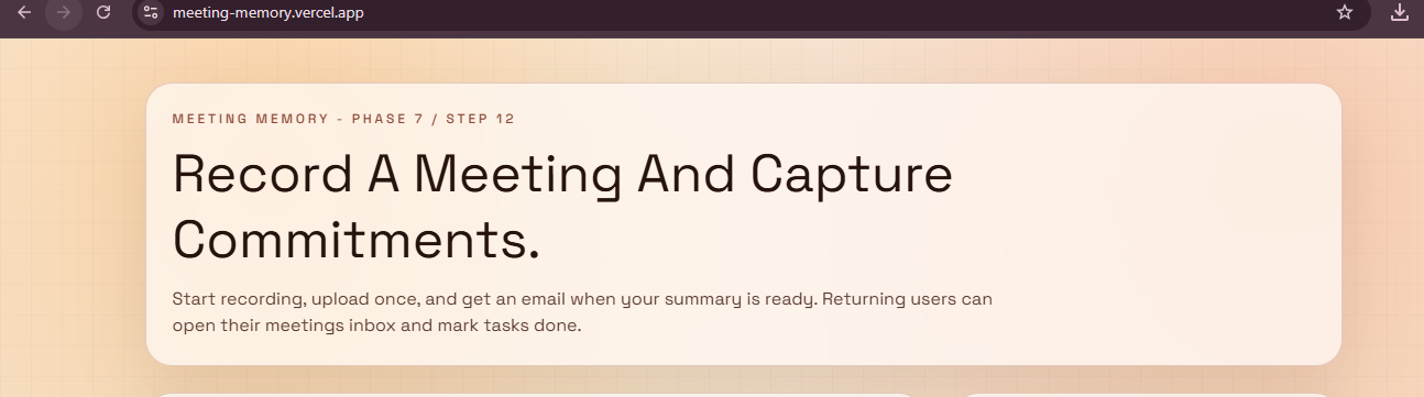 Meeting Memory gallery image