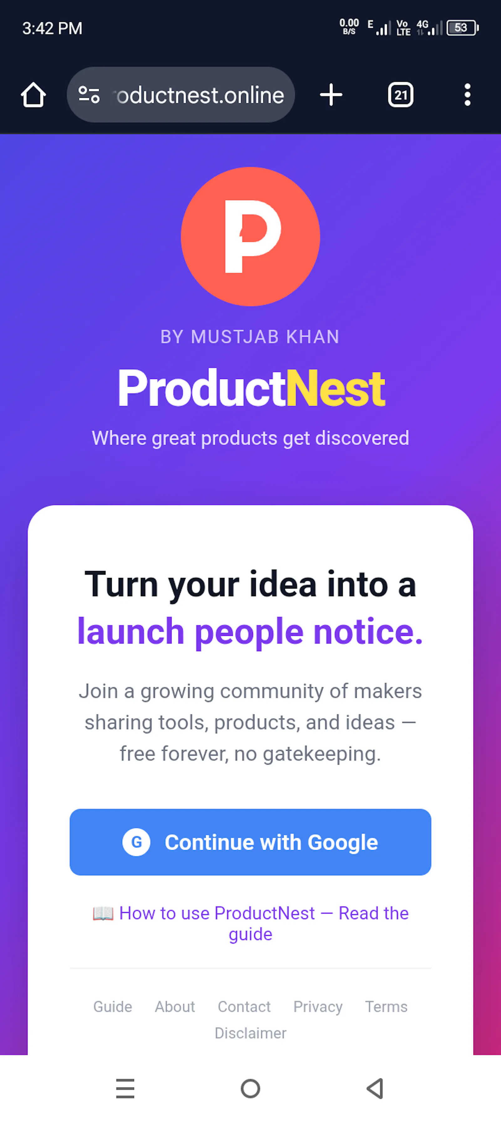 ProductNest — Web Directory screenshot 1