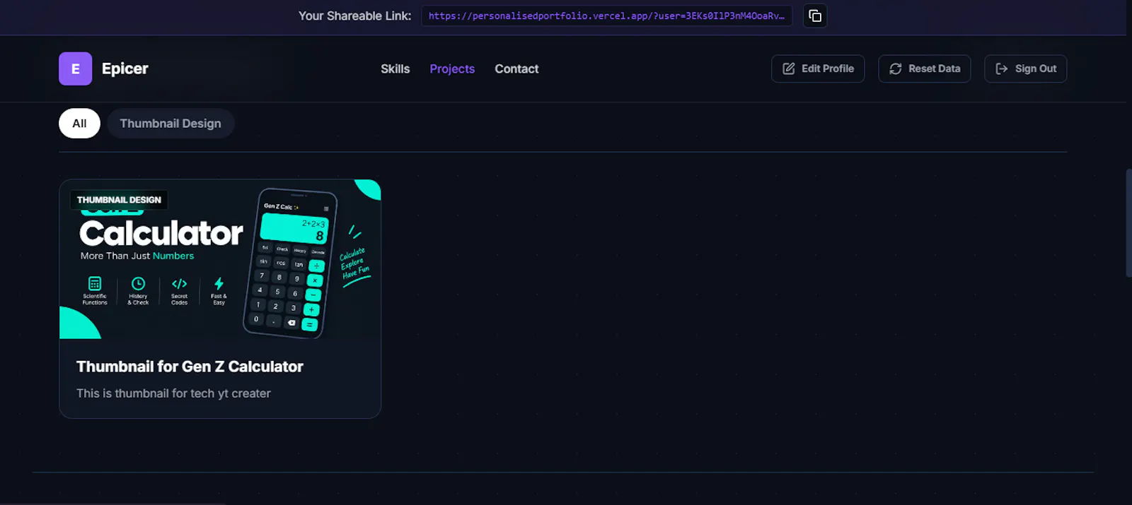 ShowcaseMe screenshot 4