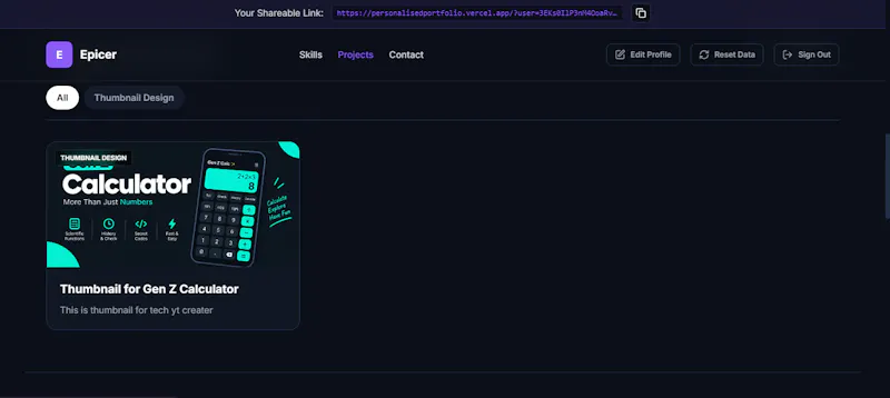 ShowcaseMe screenshot 4