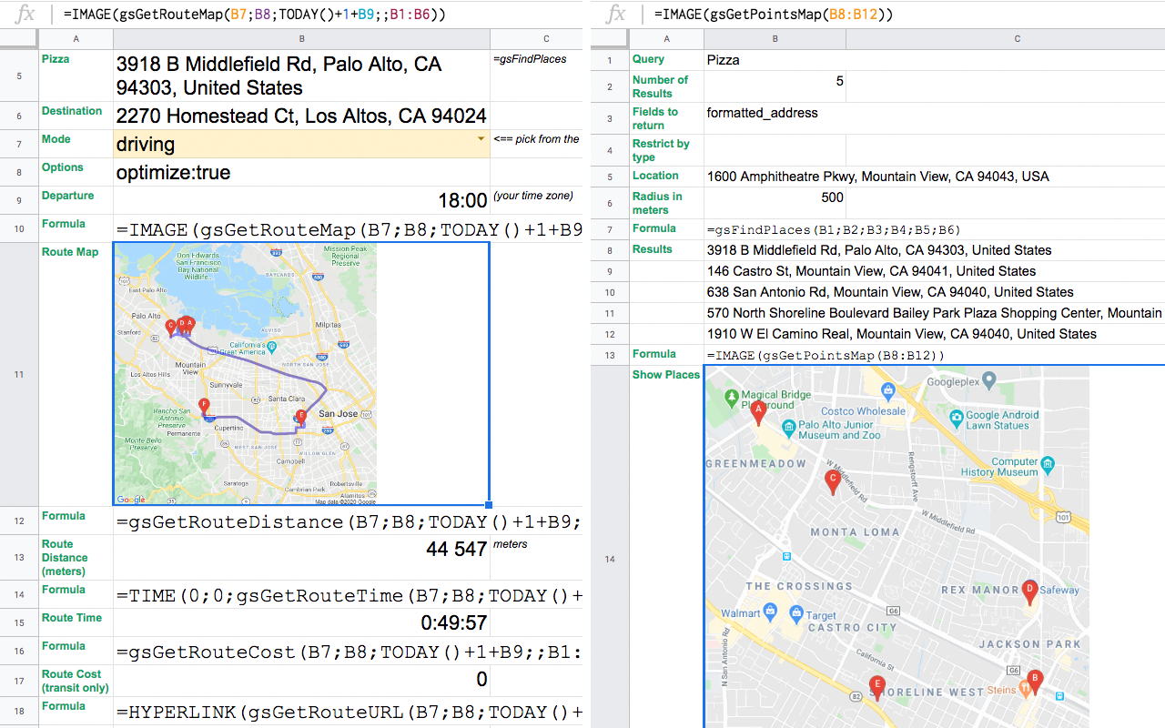 Maps for Sheets gallery image