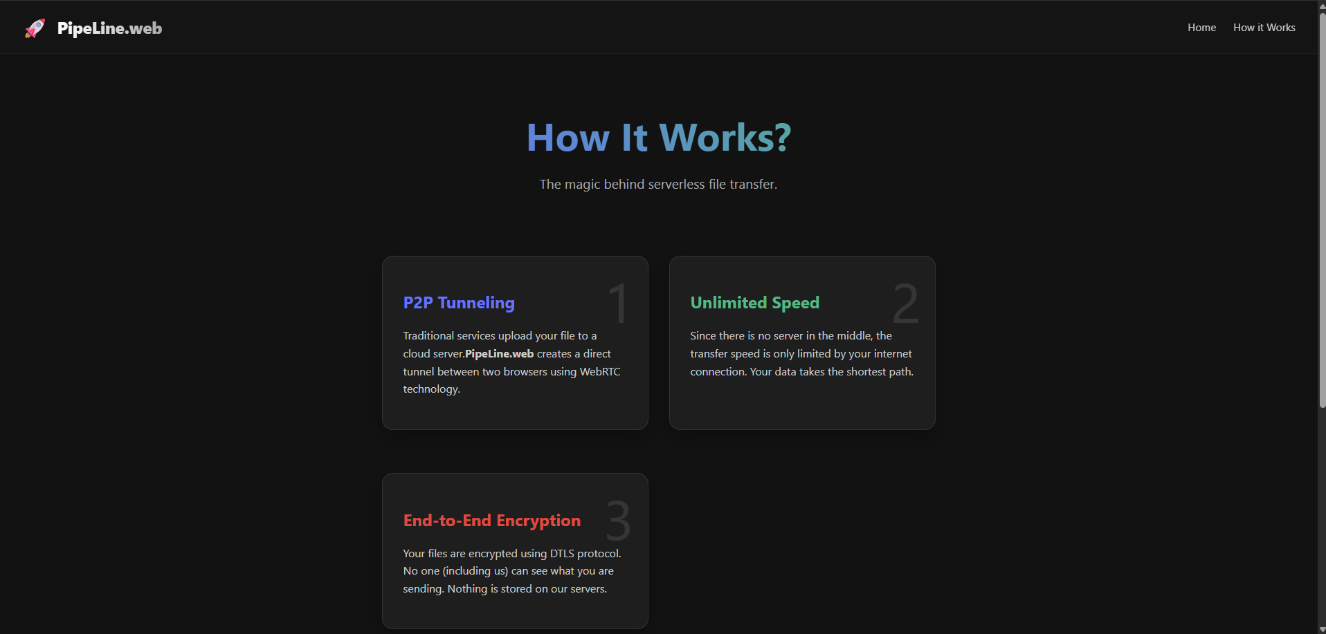 PipeLine.web - Screenshot 2 showing product features and functionality