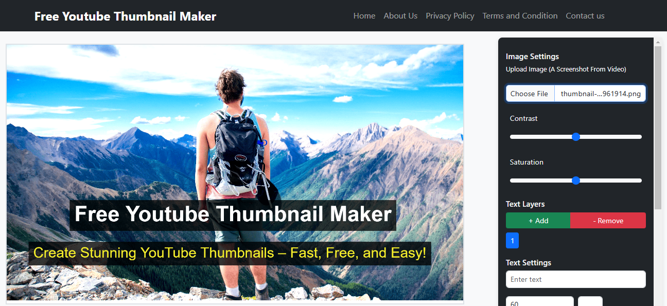 Free Youtube Thumbnail Maker gallery image