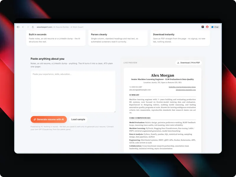 Ai Work Expert screenshot 3