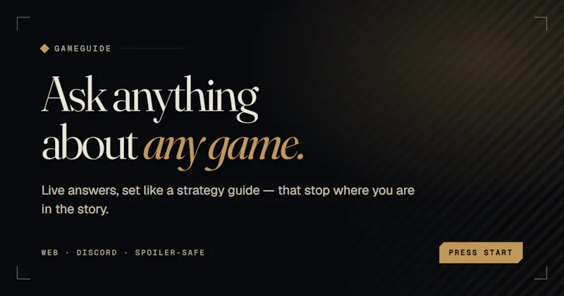 GameGuide-AI screenshot 1