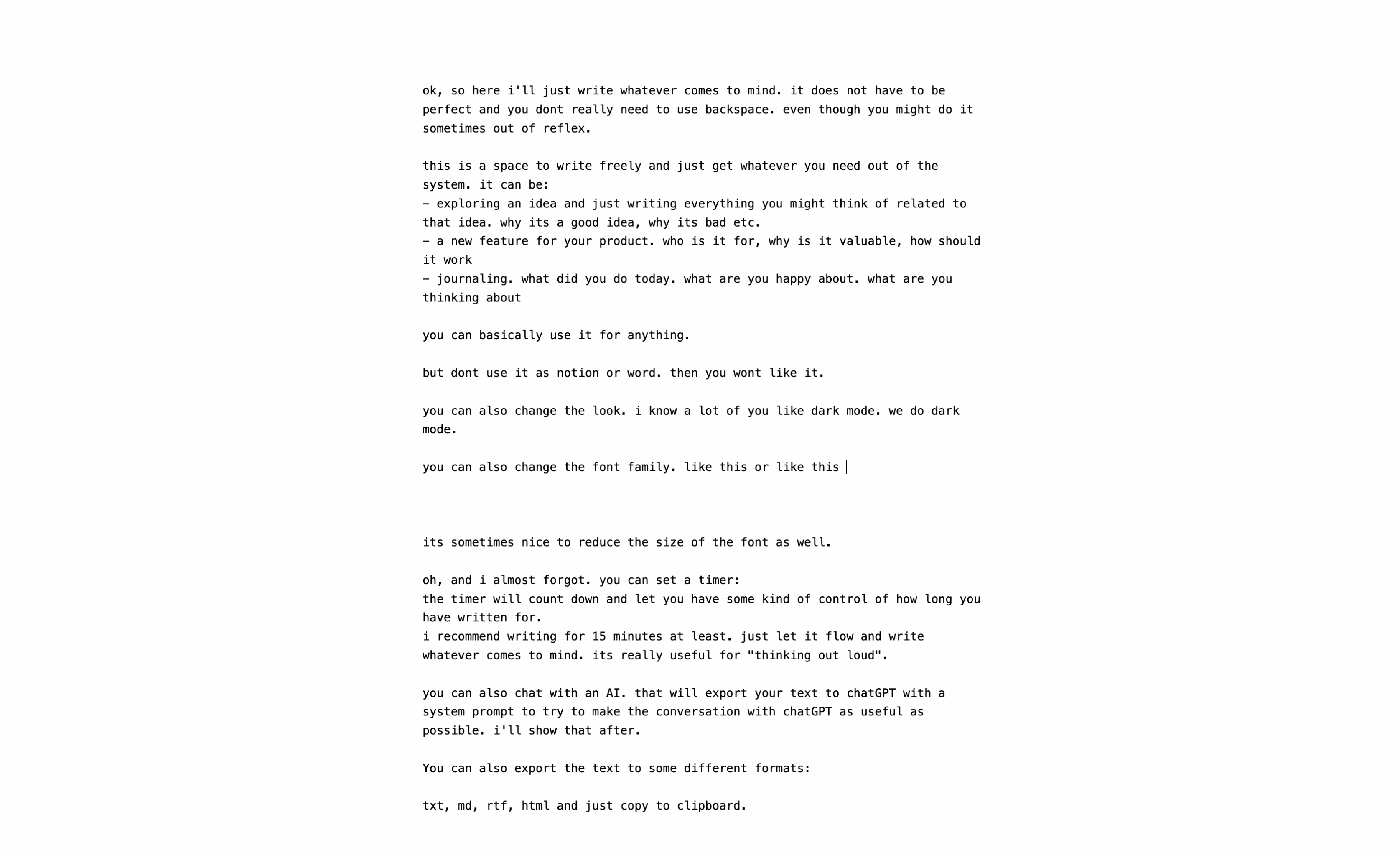 Média lumowrite.com - Écriture sans distraction 4