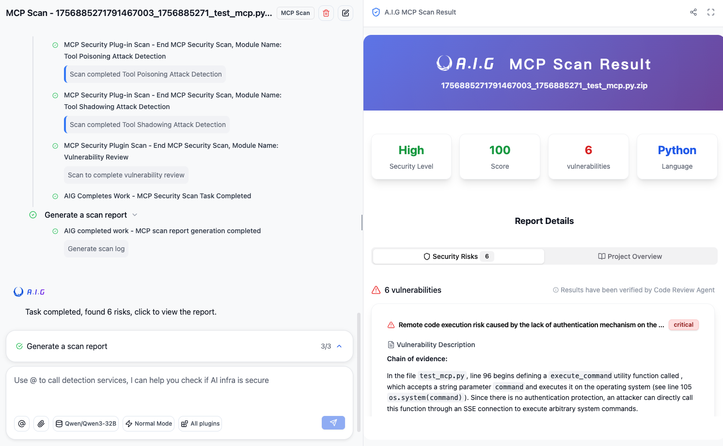A.I.G (AI-Infra-Guard) gallery image