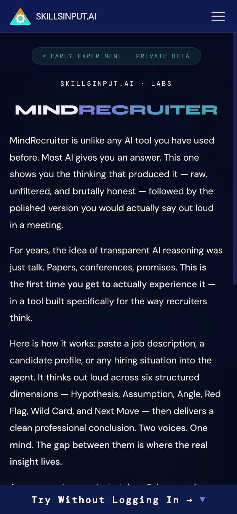 MindRecruiter AI Agent screenshot 3