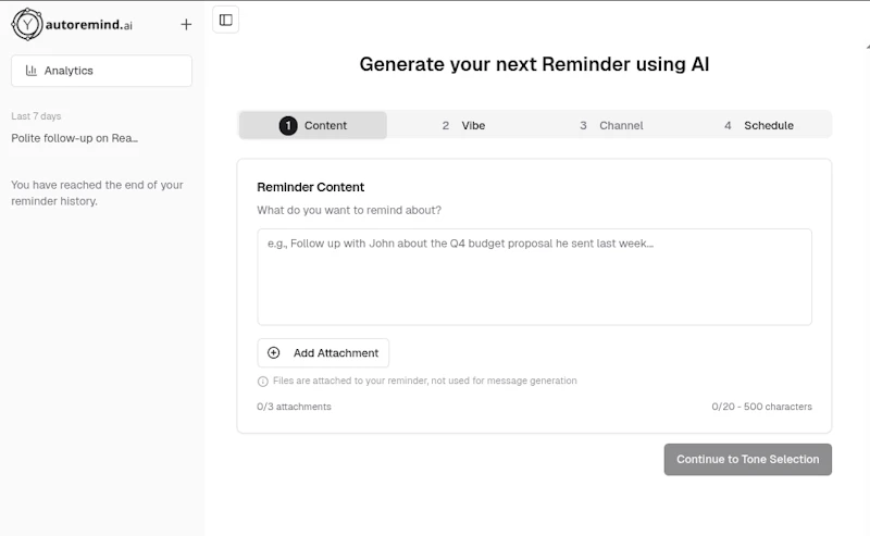 autoremind.ai screenshot 5