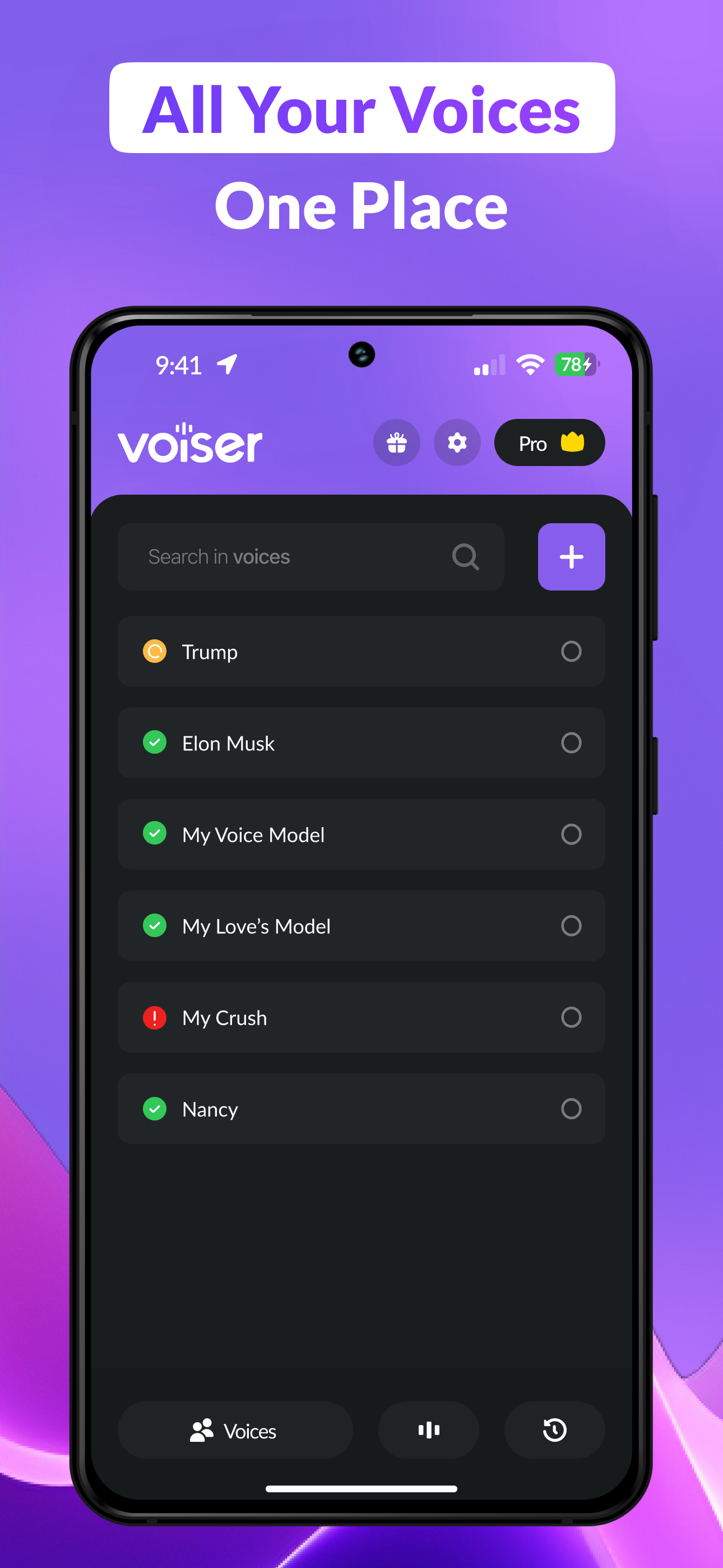 Voiser AI - Voice Cloning - Screenshot 2 preview